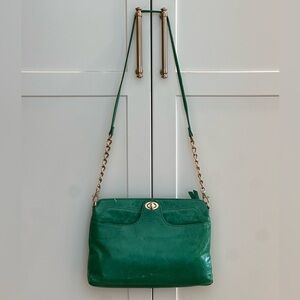 HOBO Intl. Leather Vintage Green Shoulder bag